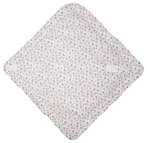 Paturica de infasat nou-nascut, cu doua fete, 70x70 cm, PIB2F001GRI, Primii Pasi - Img 2