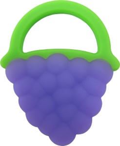 Inel dentitie 100% SILICON forma capsuna/ciorchine, 3L+ - Img 2