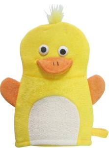 Manusa textila baie forma rata/purcelus/broscuta