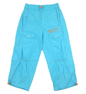 Pantaloni 3/4 fete SAM106309 bleu 10 ani