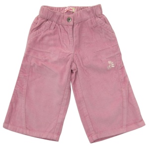 Pantaloni reiat fete SAM206540 kaki 3 ani - Img 2