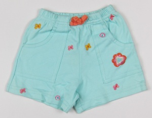 Pantaloni scurti fete, S21102, Primii Pasi, bleu 12-18luni