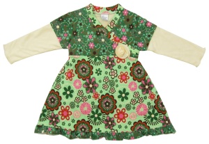 Rochie bebe fete, Primii Pasi, S26291, roz, 12-18luni - Img 2