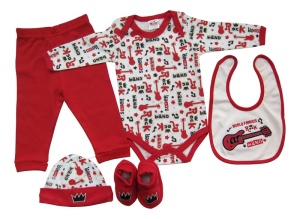 Set cadou 5 piese, PP12185ML, rock, Primii Pasi, 52 - 62 cm