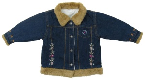 Jacheta blugi captusita bebe fete, Primii Pasi, S2241, albastru, 0-3luni