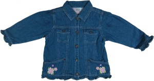 Jacheta jeans captusita fete, Primii Pasi, S4041, 18L, albastru - Img 2
