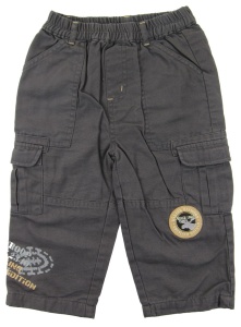 Pantaloni bebe baiat, Primii Pasi,S26282,albastru inchis, 12-18 luni - Img 2