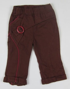 Pantaloni fete, S28262, Primii Pasi, maro, 12-18L