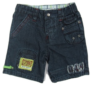 Pantaloni scurti jeans bebe baiat, Primii Pasi, MS07 ,12-18uni