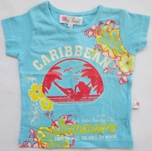 Tricou fete SAM106683, bleu, 2 ani
