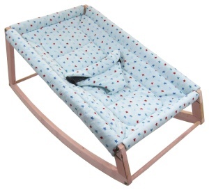 Balansoar bebelusi, dimensiune 82 x 37 cm, lemn masiv de fag, LL01N, Primii Pasi - Img 2