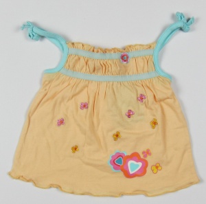 Bluza cu bretele, S21101, Primii Pasi, 6-12L, galben