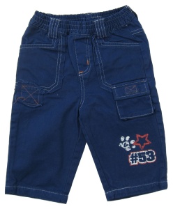 Pantaloni baiat, Primii Pasi, S26242, albastru, 12-18luni