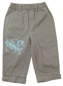 Pantaloni bebe baiat, Primii Pasi, S24332, gri, 12 luni