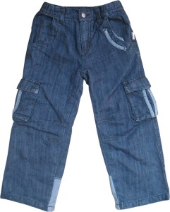 Pantaloni jeans captusiti baiat, IB08A, 2 ani