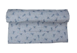 Pilota matlasata patut copii, 100x75cm, 100% bumbac certificat Oeko Tex, PPM01 - Img 3
