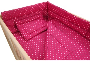 Set lenjerie matlasata 3 piese, 120x60cm, bumbac Oeko Tex, cearceaf, plapuma, pernuta, PPSL3P - Img 9