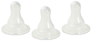 Tetina silicon orificiu X (9 Luni+) -3buc/blister