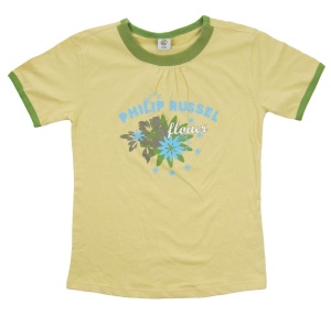 Tricou fete, Primii Pasi, KG026, galben, 10 ani