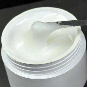 AcryGel Iconic Line - Shimmer Milky White - Polygel Constructie Unghii - 30ml - Img 3