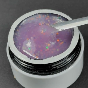 AcryGel Iconic Line - Glitter Rose Shine - Polygel Constructie Unghii - 15ml - Img 3