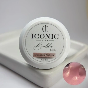Builder Gel Iconic Line - Shimmer Natural - Gel de Construcție Autonivelant - 15ml