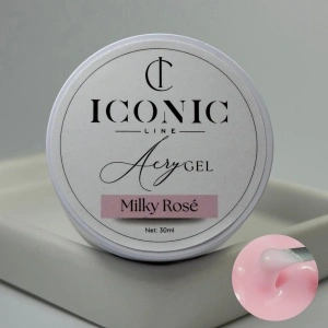 AcryGel Iconic Line - Milky Rose - Polygel Constructie Unghii - 30ml - Img 4