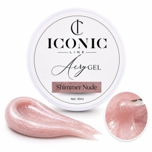 AcryGel Iconic Line - Shimmer Nude - Polygel Constructie Unghii - 30ml