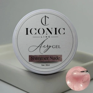 AcryGel Iconic Line - Shimmer Nude - Polygel Constructie Unghii - 30ml - Img 3