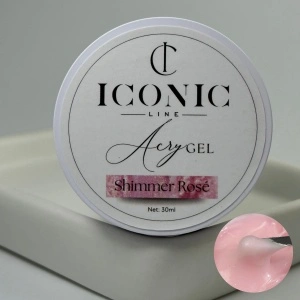 AcryGel Iconic Line - Shimmer Rose - Polygel Constructie Unghii - 30ml - Img 4