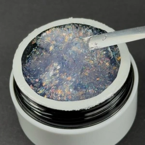 AcryGel Iconic Line - Glitter Silver - Polygel Constructie Unghii - 15ml - Img 3