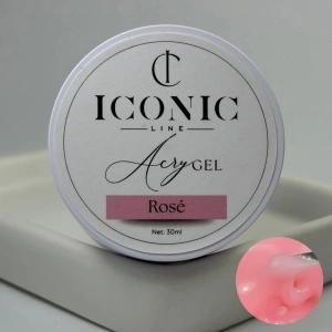 AcryGel Iconic Line - Rose - Polygel Constructie Unghii - 30ml - Img 4