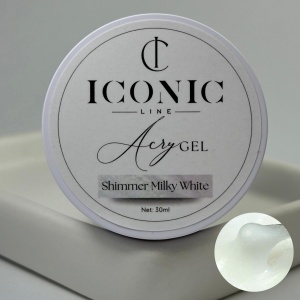AcryGel - Shimmer Milky White - 30ml