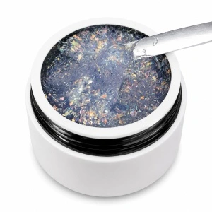 AcryGel Iconic Line - Glitter Silver - Polygel Constructie Unghii - 15ml - Img 2