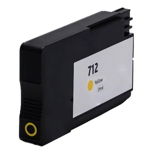 Cartus cerneala compatibil HP 712, galben yellow, 29 ml, pentru HP DESIGNJET STUDIO 24 INCH DESIGNJET STUDIO 36 INCH DESIGNJET STUDIO STEEL 24 inch, DESIGNJET STUDIO STEEL 36 inch, DESIGNJET T200 SERIES, T210, T230, T250