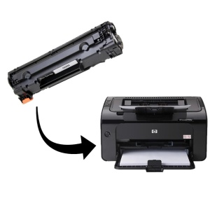 Cartus toner compatibil 35A CB435A, negru black, 2000 pagini