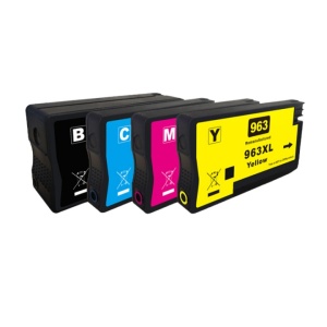 Set 4 cartuse cerneala 963XL, 58ml-negru / 25.5ml-cyan, galben, magenta