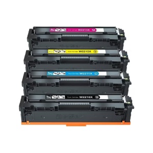 Set 4 cartuse de toner compatibile cu HP 207X W2210X W2211X W2212X W2213X cu cip, negru, cyan, galben, magenta 10500 pagini