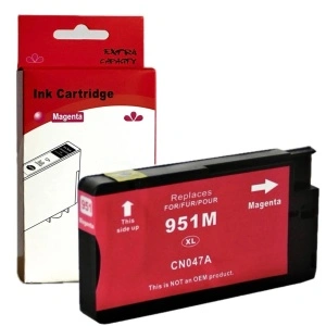Cartus cerneala compatibil 951XL, magenta, CN047AE, 28 ml, pentru HP OFFICEJET 8100 8600 8610 8620 8630 PRO 251DW PRO 276DW MFP PRO 8100 PRO 8600 PRO 8600 ALL-IN-ONE PRO 8610 PRO 8610 ALL-IN-ONE PRO 8615 PRO 8615 ALL-IN-ONE PRO 8620 PRO 8620