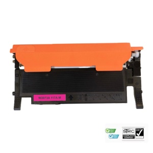 Cartus toner compatibil 117A W2073A, magenta, cu cip, 700 pagini