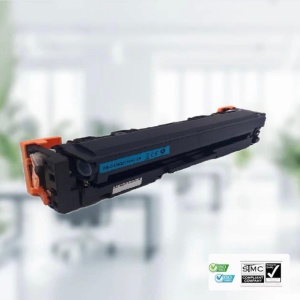 Cartus toner compatibil 207X W2211X cyan albastru, fara cip, 2450 pagini