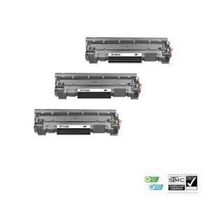Pachet 3 cartuse toner compatibile CF244A 44A negru black, 3000 pagini