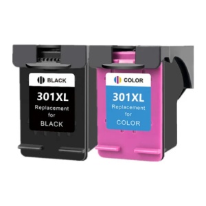 Set 2 cartuse cerneala compatibile 301XL negru CH563EE + color CH564EE, 16 ml + 18 ml