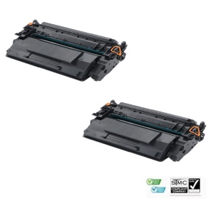 Set 2 cartuse toner compatibil CRG070 CRG 070 CRG-070 cu cip, negru, 3050 pagini fiecare