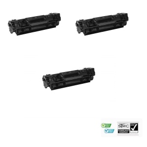 Set 3 cartuse toner compatibile 139X W1390X, cip inclus, negru black, 11400 pagini