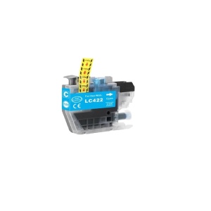Cartus cerneala compatibil cu Brother LC 422XL LC422XL LC-422XL, albastru cyan, 18 ml