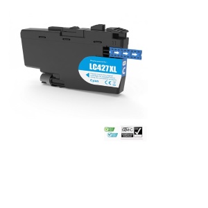 Cartus cerneala compatibil cu Brother LC 427XL LC427XL LC-427XL, albastru cyan, 51 ml