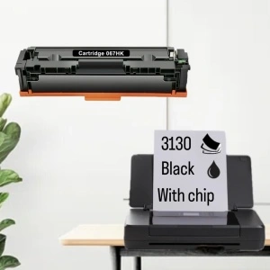 Cartus toner compatibil CRG-067H CRG067H CRG 067H negru, cip inclus, 3130 pagini, pentru CANON I-SENSYS LBP-631CW, I-SENSYS LBP-633CDW, I-SENSYS LBP-655CW, I-SENSYS MF-651CW, I-SENSYS MF-655CDW, I-SENSYS MF-657CDW, I-SENSYS MF-657CW - Img 2