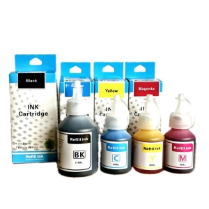 Set 4 flacoane cerneala compatibila BT6000 115 ml negru+ BT5000 50 ml, cyan, galben, magenta
