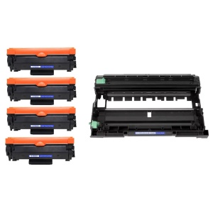 Set complet 4 cartuse de toner TN2421 + DR2401, 24000 pagini